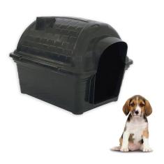Imagem de Casinha Pet Raças Pequenas N1 Iglu para Cachorro Preta