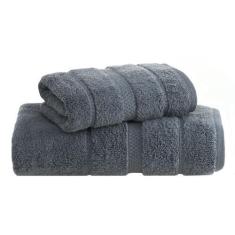 Imagem de Jogo de Toalhas Buddemeyer Vision Dual Air Banho 2 peças, Cinza, Banho