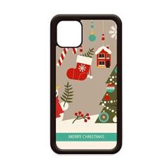 Imagem de Luvas de Natal com boneco de neve para iPhone 12 Pro Max Capa para Apple Mini Mobile Case