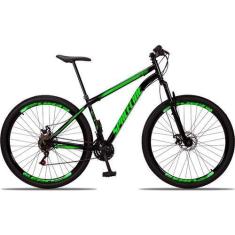 Imagem de Bicicleta 29 Spaceline Vênus Aço 21 Marchas Freio A Disco Com Suspensã