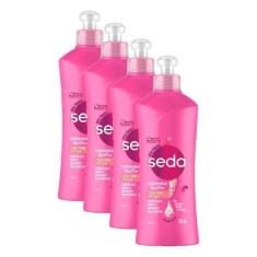 Imagem de Kit 4 Creme para Pentear Seda Cocriações Ceramidas Brilho 300ml