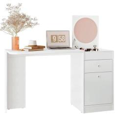 Imagem de Penteadeira Camarim Desire Com Espelho Branco