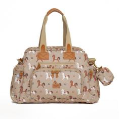 Imagem de Bolsa de Maternidade MasterBag Everyday Cavalinhos Bege-Masculino