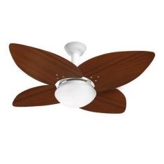 Imagem de Ventilador De Teto Jet Aspen Venti-Delta Branco 4Pás Rádica Mogno 110