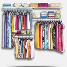 Imagem de Roupeiro Aramado Quarto Pequeno Closet Feminino Solteiro 1,90