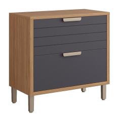 Imagem de Balcão de Cozinha Eloise 80cm com Tampo MDF - MGM