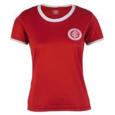 Camiseta Feminina Retrô do Internacional, Camiseta Feminina Internacional  Usado 87005492