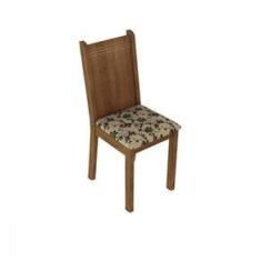 Imagem de Kit 4 Cadeiras Rustic Floral Bege Madesa 4290
