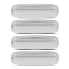 Imagem de Kit Aplique Capa Maçaneta Cromada Uno 2010 11 12 13 14 - 4 Portas