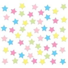 Imagem de Adesivo de Parede Estrelas Coloridas Candy Colors 54un