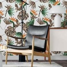 Imagem de Papel de Parede Adesivo Passaro Folha N02022 Rolo de 0,58x3,00M