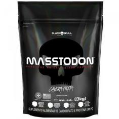 Imagem de Masstodon Hipercalórico Black Skull Refil 900G Chocolate