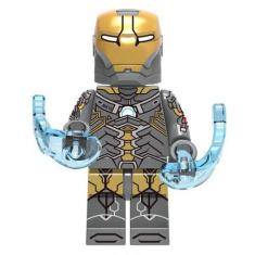 Imagem de Boneco Blocos De Montar Homem De Ferro Armadura Mark Mk15 - Mega Block