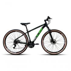 Imagem de Bicicleta Pulse Quick Aro 29 Freio A Disco 21v Cambios Shimanos Preto Verde E Branco