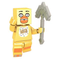Imagem de Brinquedo Boneco Bloco De Montar Five Nights At Freddy's fnaf Compatível com lego - Chica