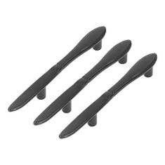 Imagem de 3 Conjuntos de Puxadores de Porta Engrossados, Puxadores de Armário Em Forma de Talheres para Estantes de Guarda-roupa de Gaveta Com Material de Liga de Zinco à Prova de Ferrugem