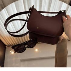 Imagem de Bolsa Feminina Bolsinha Pequena Compacta Clutch Tiracolo Moderna - A L