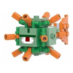 Imagem de Boneco Minifigure Blocos De Montar Guardião Minecraft