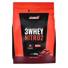 Imagem de 3 Whey Nitro 2 - Chocolate - Refil 900G - New Millen