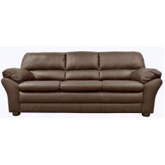 Imagem de Sofá 2 Lugares Laura 160cm Couro Caramelo