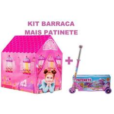 Imagem de Patinete Infantil Sonho De Princesa Mais Cabana De Princesa - Dm Toys