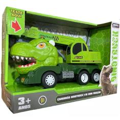 Imagem de Caminhao Dinotruck Tiranossauro Verde com Som ZIPPY TOYS