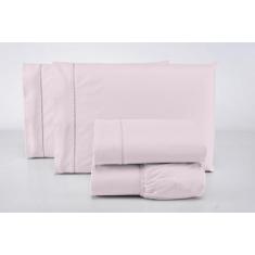 Imagem de Lençol King 400 Fios 3 Peças Toque 100% Macio Com Fronhas - Charme Do