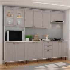 Imagem de Cozinha Modulada Cristal Clássica 280 Cm Conjunto Provençal - Genialfl