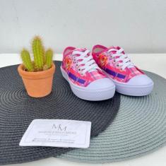 Imagem de Tênis Infantil  Menina Personagem Skay Amarração em Cadarço confortáve