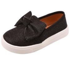 Imagem de Slip on infantil tênis de menina preto brilhante-Feminino