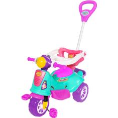 Motoca Triciclo Infantil Menina Motika - Lugo Brinquedos