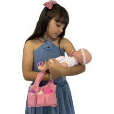Imagem de Boneca Minha Primeira Oração + Bolsa Maternidade Fralda - Milk Brinque
