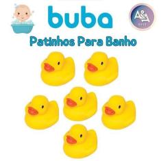 Imagem de Kit Patinho Para Banho Amarelo - Buba