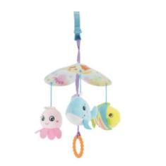 Imagem de Mobile De Plush Para Carrinho E Bebê Conforto Unisex Lilás/ Marítimo-