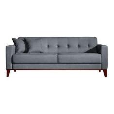 Imagem de Sofá 3 lugares Kivik Linho Botonê Cinza - Mobly
