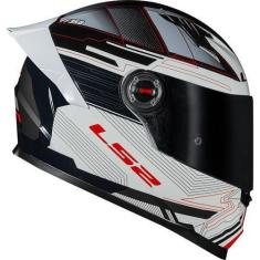 Imagem de Capacete Moto Ls2 FF358 S Digital Preto Branco, P-56CM