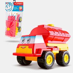 Imagem de Caminhão Bombeiro Baby Start Vermelho Para Bebês Silmar Brinquedos
