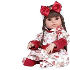 Imagem de Boneca Reborn Realista Bebê Recem Nascida com Enxoval Luxo