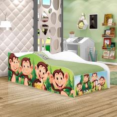 Imagem de Cama Fun Macacos Solteiro Com Colchão