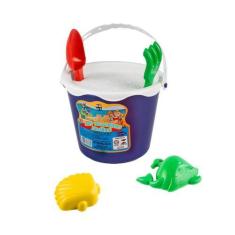 Imagem de Kit Baldinho Brinquedos De Verão Praia Piscina Para Crianças - Rei Do