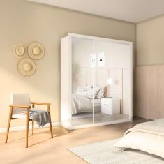 Imagem de Guarda-Roupa Casal Michele Gold 3 Pt 4 Gv Branco