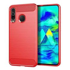 Imagem de Capa para Samsung Galaxy M40, sensação macia, proteção total, anti-arranhões e impressões digitais + capa de celular resistente a arranhões para Samsung Galaxy M40