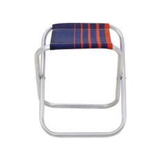 Imagem de Banqueta De Praia Tramontina Fiji Em Alumínio Com Assento Azul Escuro