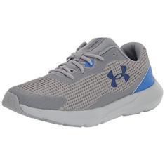Imagem de Under Armour Tênis de corrida masculino Surge 3, (101) Aço/Versa Azul/Azul Bauhaus, 42