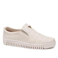 Imagem de Tênis Pegada Feminino em Couro Off White 210515-02-Feminino