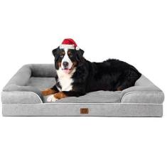 Imagem de Cama ortopédica para cães EHEYCIGA Waterproof Memory Foam XXL Grey