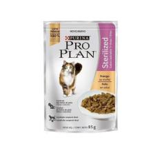 Imagem de Ração Úmida Proplan para Gatos Sterilized Sabor Frango 85g - 1 unidade