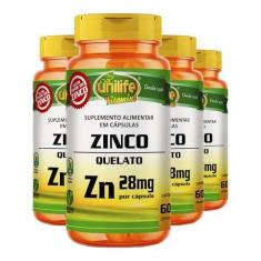 Imagem de Zinco Quelato Zn Unilife 60 Cápsulas 4un