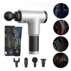 Imagem de Kit Massageador Elétrico Profissional Muscular Bivolt + FisioFort Prem