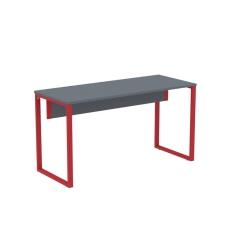 Imagem de Mesa Madeira 1500x600mm M150/60p25tub Grafito/Vermelho